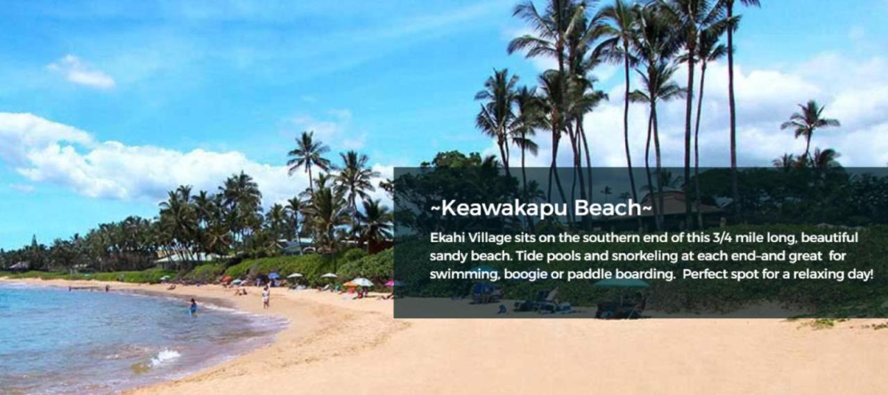 9B EKAHI VILLAGE-STUDIO BATH, GARDEN VIEW - 1 MINUTE STROLL to BEACH! Wailea (Maui) Exterior foto